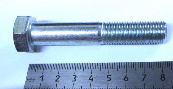 Болт ушка передней рессоры (10.9) кл 22 DIN 960 гост 7798 (14x80x1,5) - БелЗАН 000010058621319