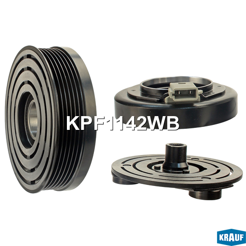 Шкив компрессора кондиционера в сборе - Krauf KPF1142WB