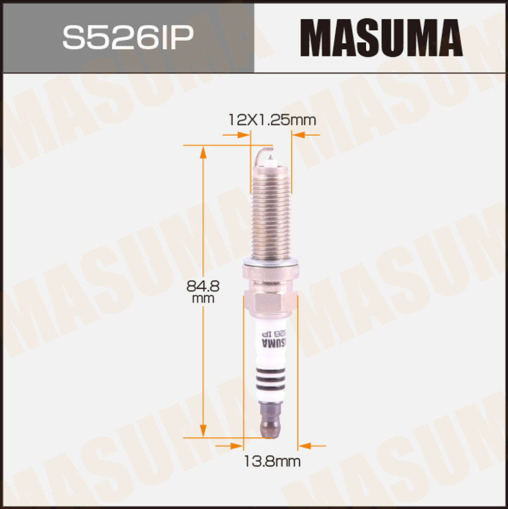 Свеча зажигания iridium+platinum (ilzkar7e11s) - Masuma S526IP