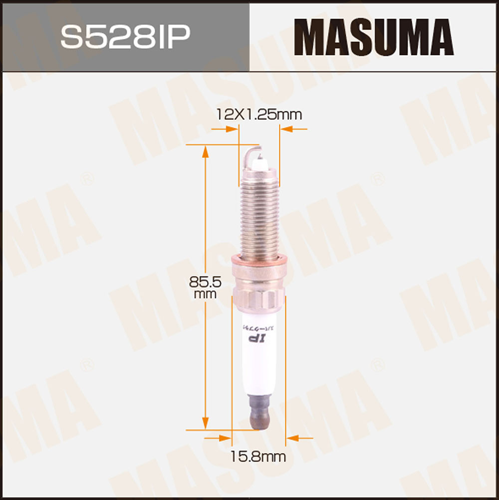 Свеча зажигания iridium+platinum (silzkbr8d8s) - Masuma S528IP