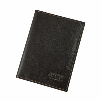 Бумажник водителя , натур.кожа, с отд.д/паспорта, Темно-коричневая ладья №328 - Premier О77№328