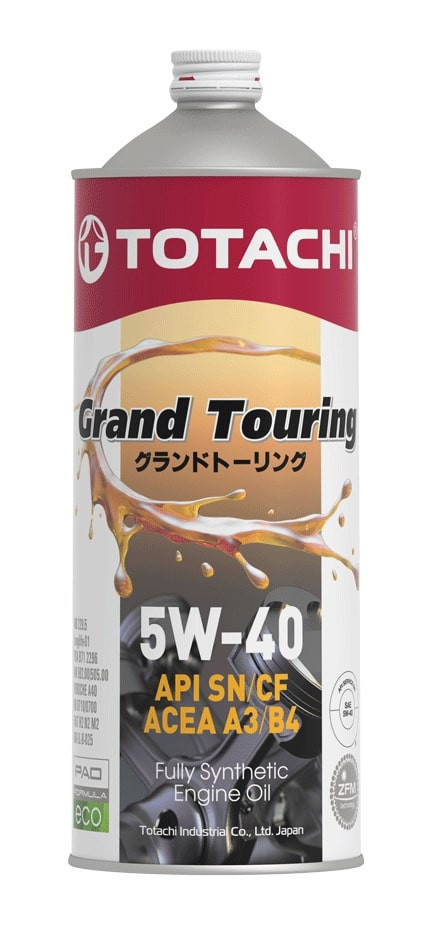 5w-40 Grand Touring sn/cf 1л (синт. мотор. масло) - Totachi 11901
