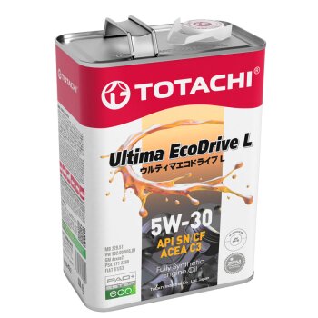 5w-30 Ultima EcoDrive l sn/cf, acea C3 4л (синт. мотор. масло) - Totachi 12104
