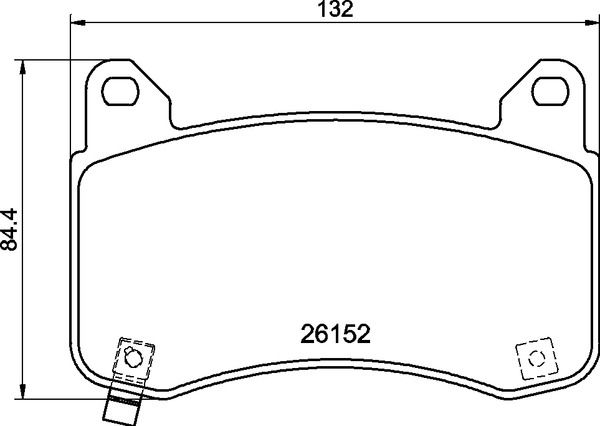 Колодки тормозные дисковые - Brembo P 09 029