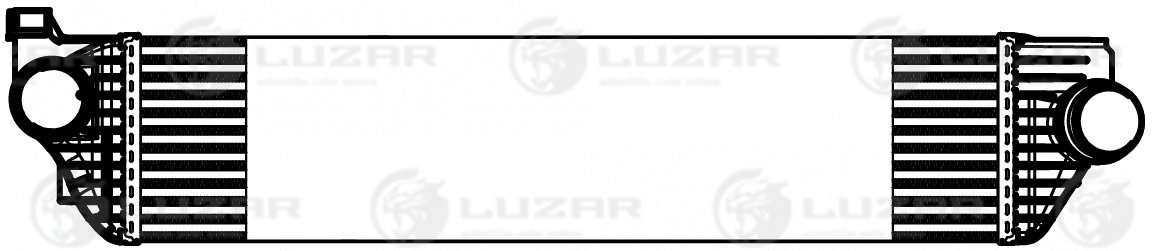 Радиатор интеркулера - Luzar LRIC 0967