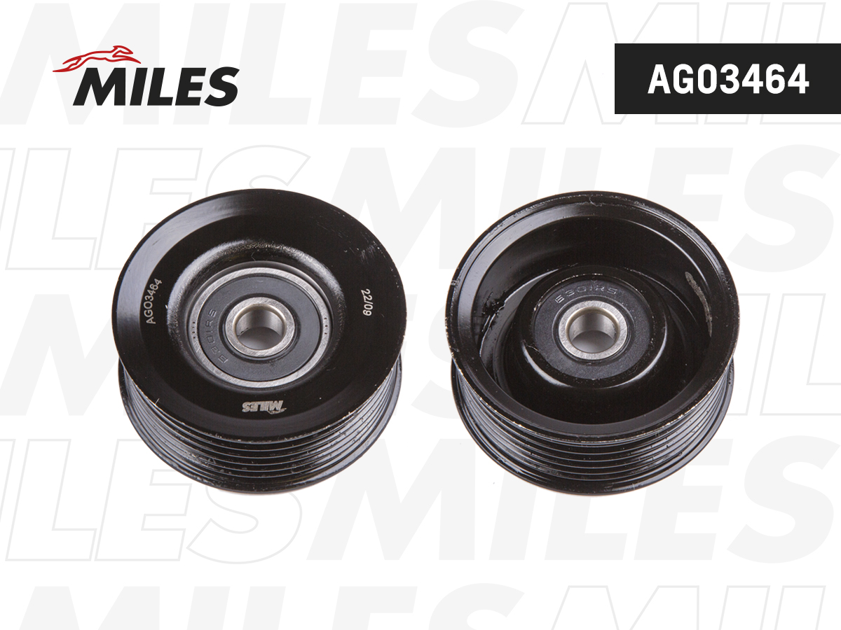 Ролик ремня приводного infiniti g37/fx35-50/nissan 350z/370z 08- - Miles AG03464