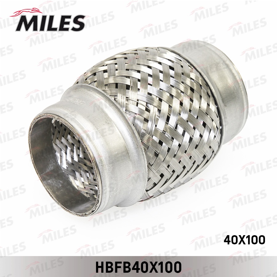 Труба гофрированная с внутренним плетением 40x100 - Miles HBFB40X100