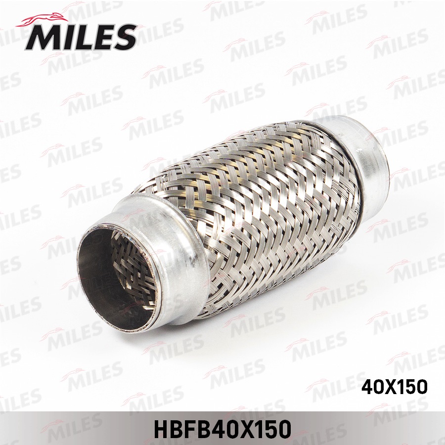 Труба гофрированная с внутренним плетением 40x150 - Miles HBFB40X150