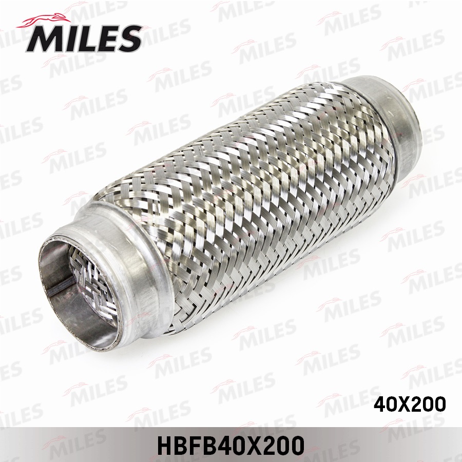 Труба гофрированная с внутренним плетением 40x200 - Miles HBFB40X200