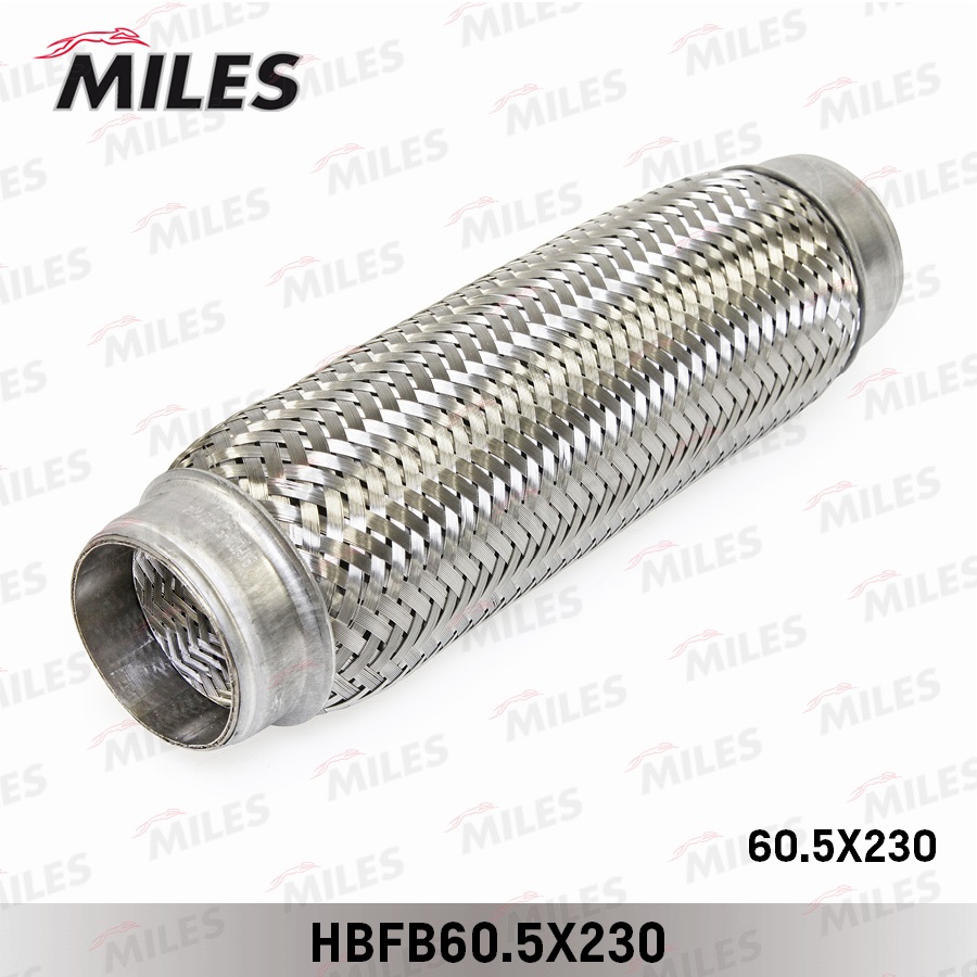 Труба гофрированная с внутренним плетением 60.5x230 - Miles HBFB60.5X230