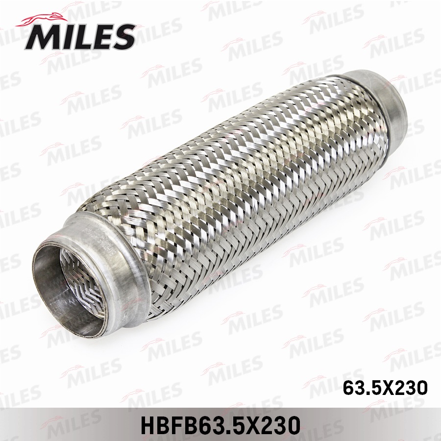 Труба гофрированная с внутренним плетением 63.5x230 - Miles HBFB63.5X230