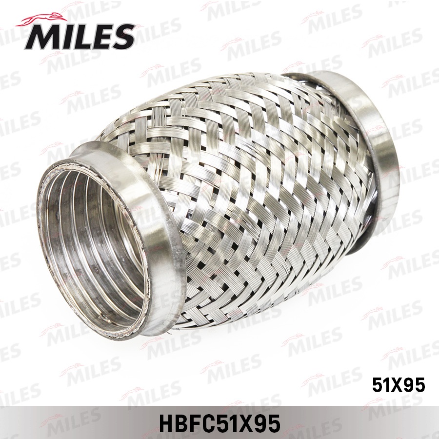 Труба гофрированная с внутренним металлорукавом 51x95 - Miles HBFC51X95