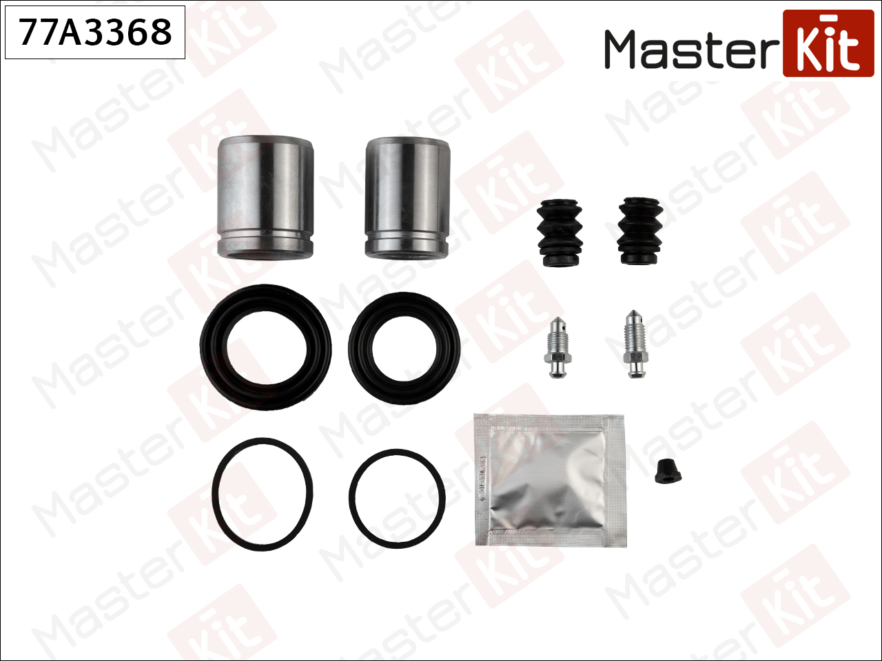Ремкомплект тормозного суппорта + поршень - Master KiT 77A3368
