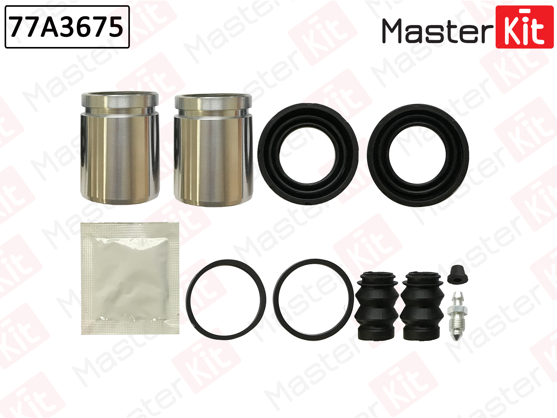 Ремкомплект тормозного суппорта + поршень - Master KiT 77A3675