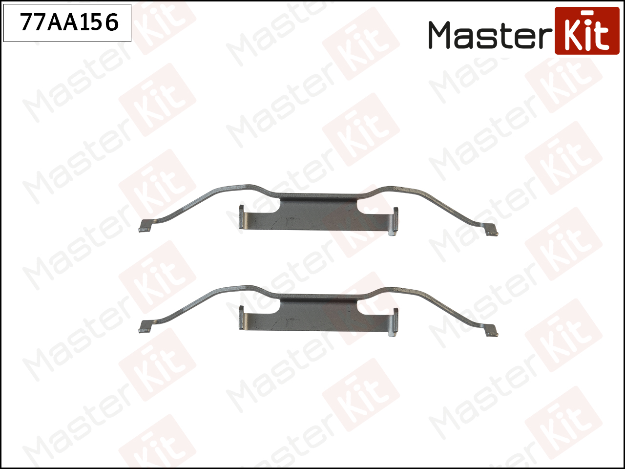 Ремкомплект крепления тормозных колодок - Master KiT 77AA156