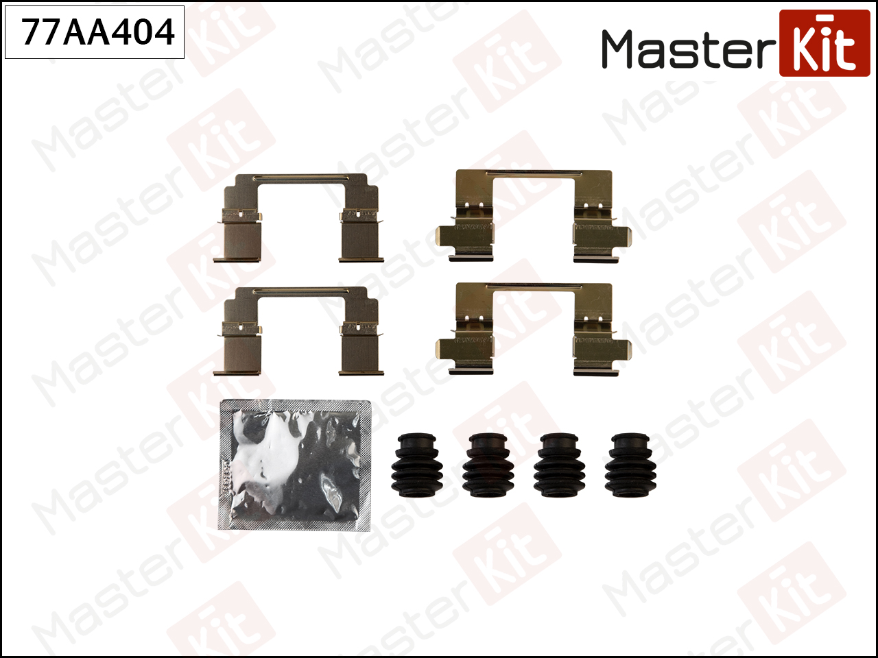 Ремкомплект крепления тормозных колодок - Master KiT 77AA404