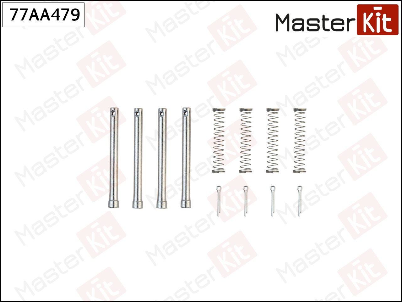 Ремкомплект крепления тормозных колодок - Master KiT 77AA479