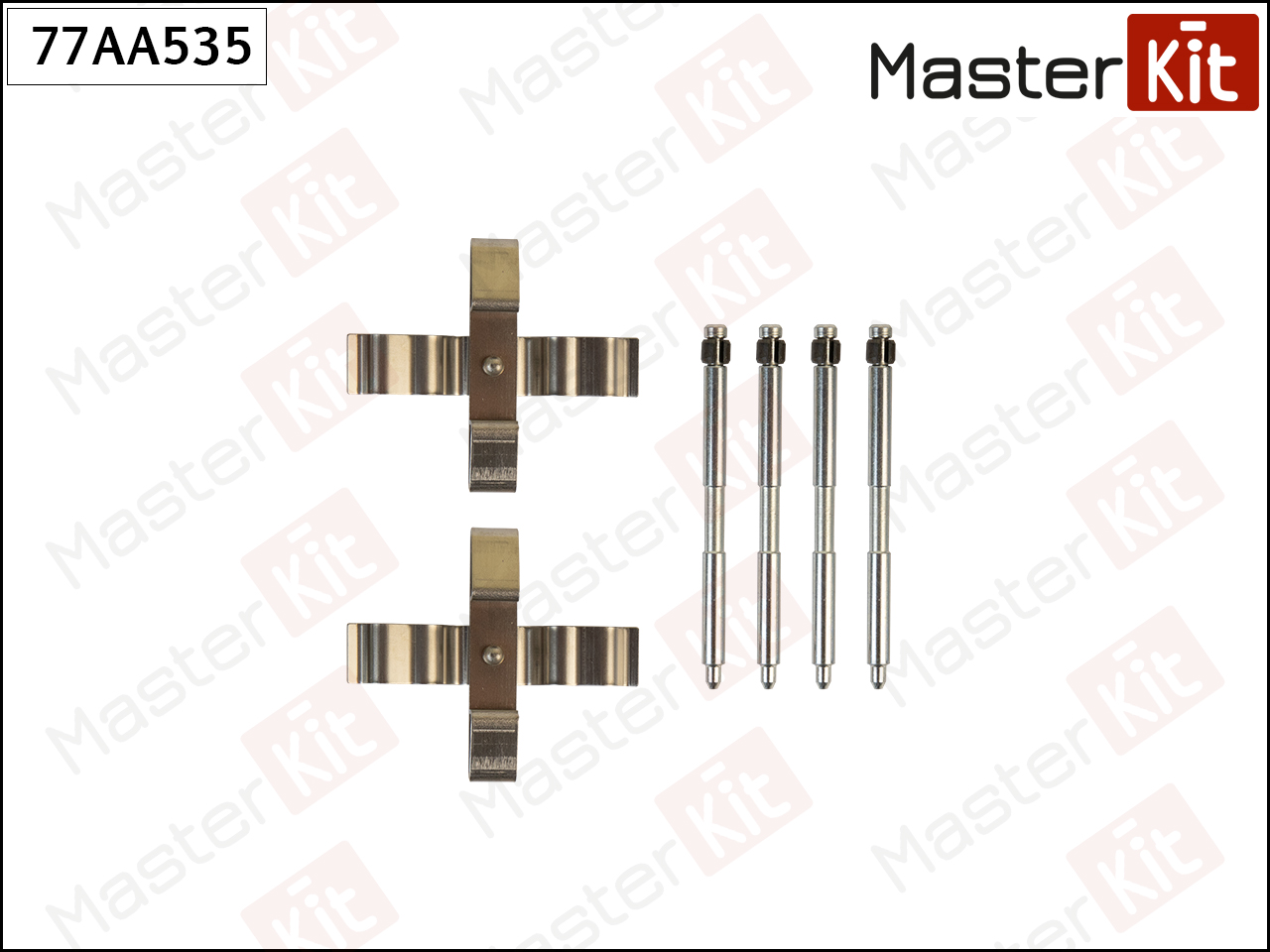Комплект установочный тормозных колодок - Master KiT 77AA535