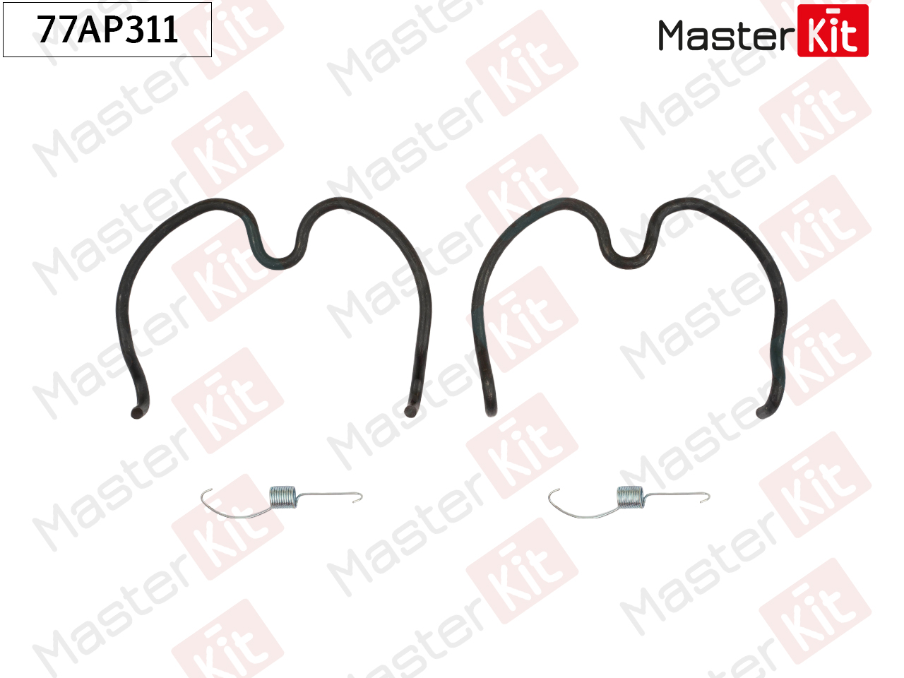 Ремкомплект крепления тормозных колодок - Master KiT 77AP311