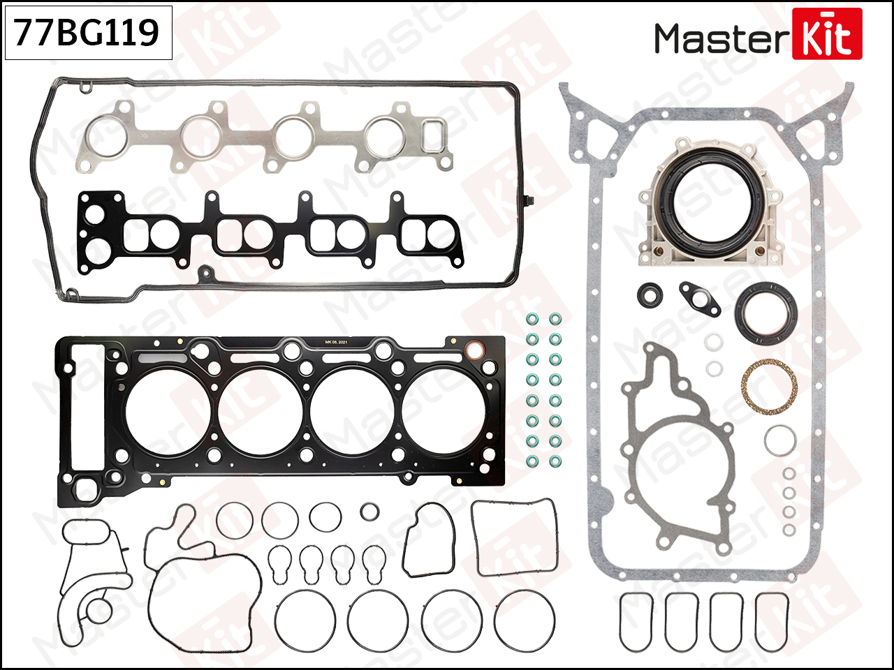 Комплект прокладок двигателя - Master KiT 77BG119