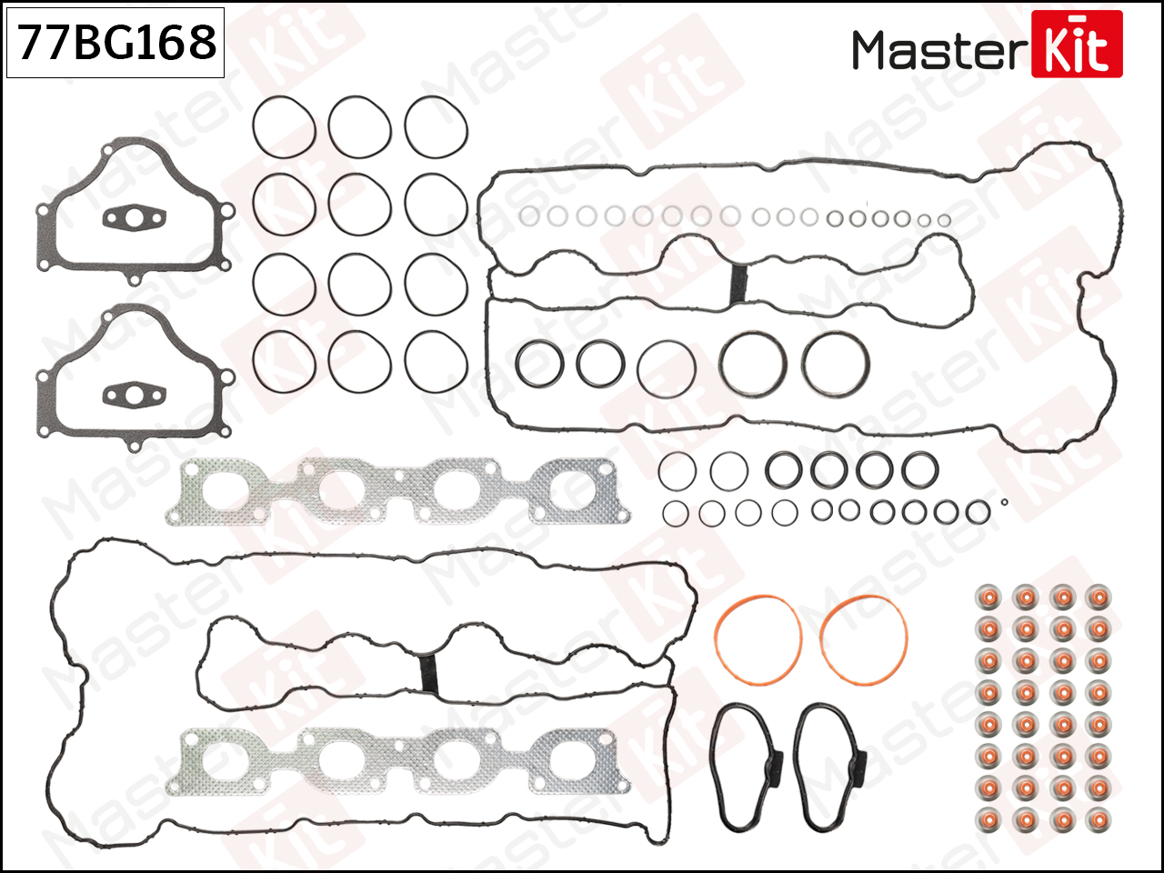 Комплект прокладок головки блока цилиндров - Master KiT 77BG168