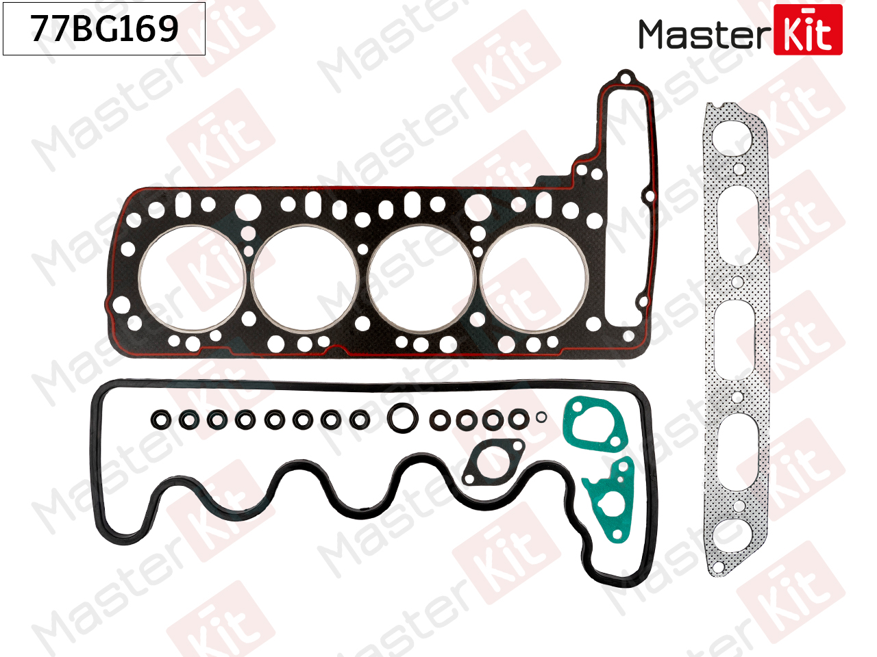Комплект прокладок головки блока цилиндров - Master KiT 77BG169