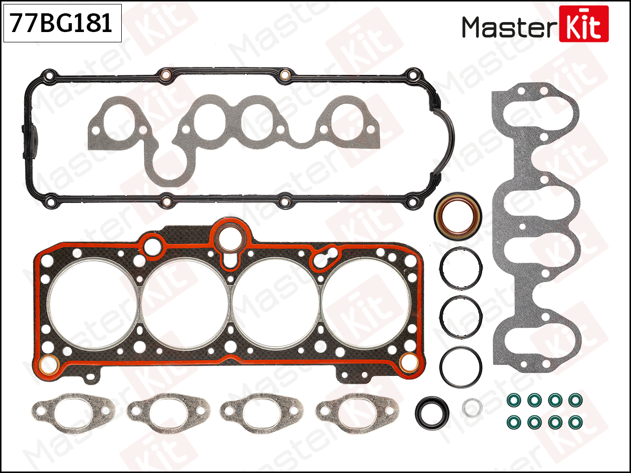 Комплект прокладок головки блока цилиндров - Master KiT 77BG181