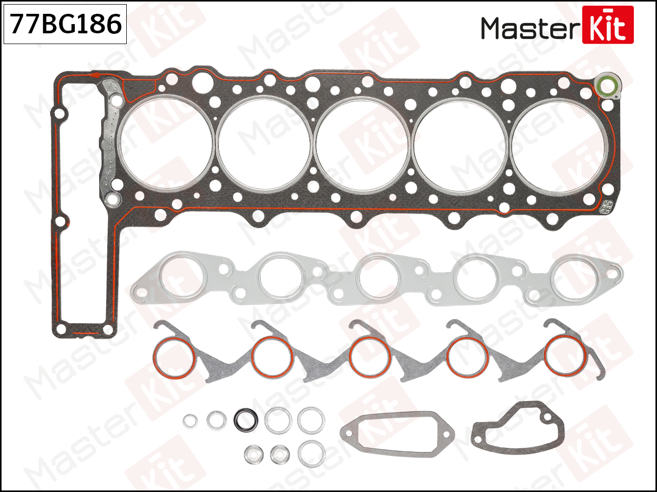 Комплект прокладок головки блока цилиндров - Master KiT 77BG186