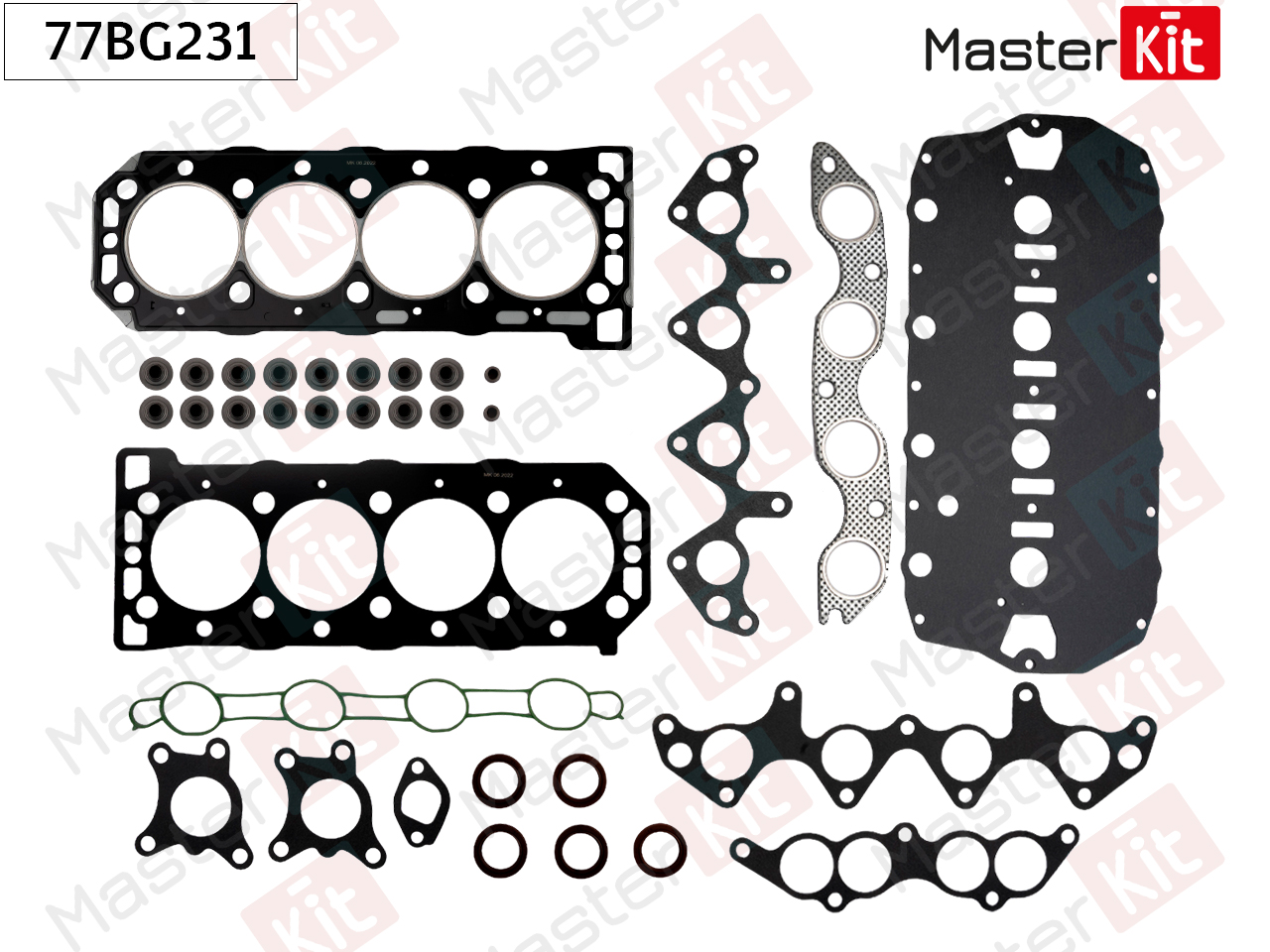 Комплект прокладок головки блока цилиндров - Master KiT 77BG231