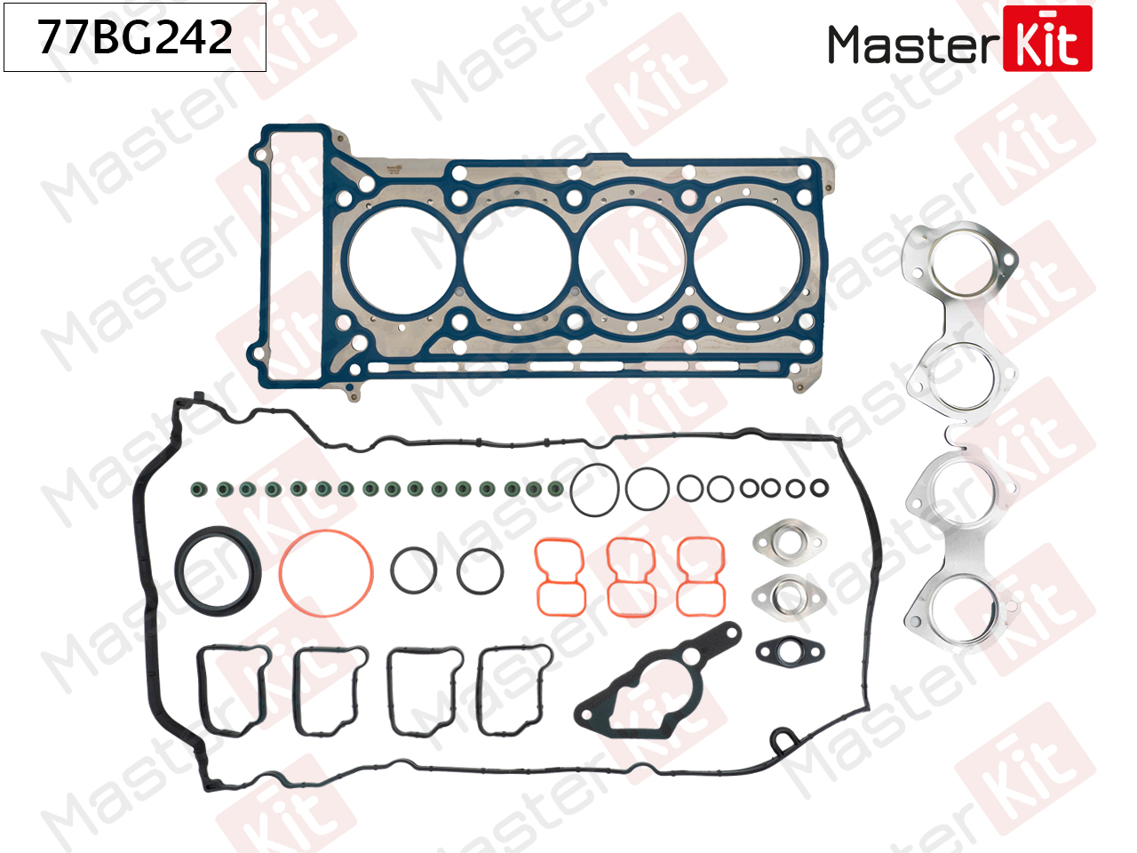 Комплект прокладок головки блока цилиндров - Master KiT 77BG242