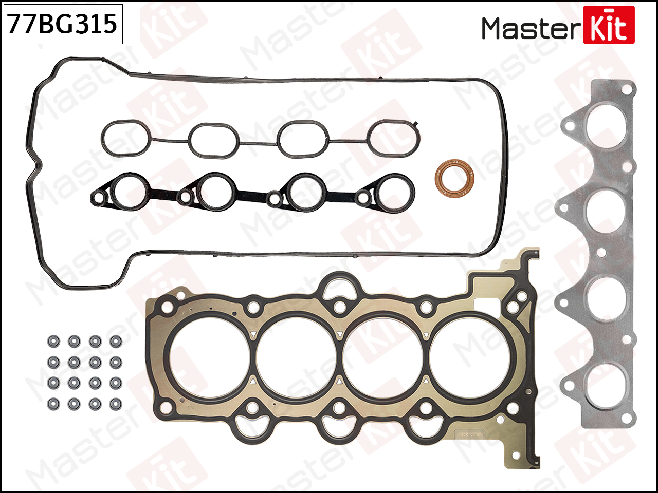 Комплект прокладок головки блока цилиндров - Master KiT 77BG315