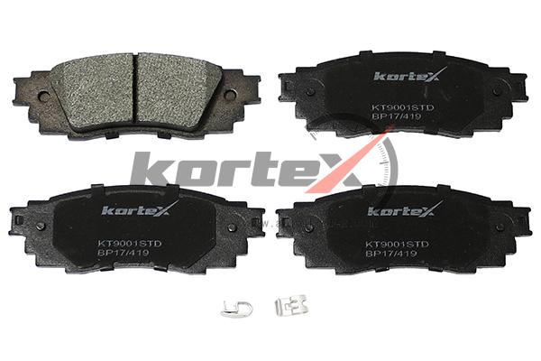 Колодки тормозные дисковые - KORTEX KT9001STD
