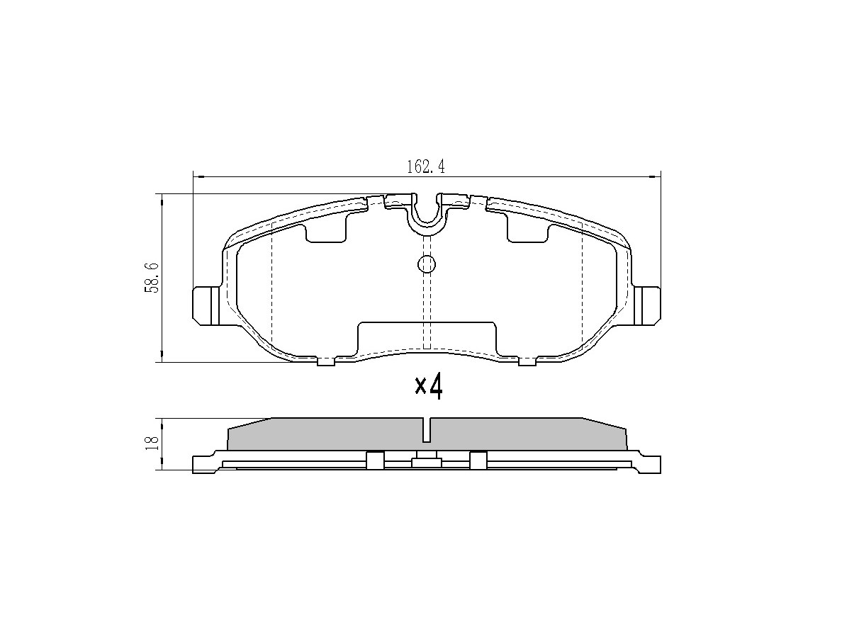 Колодки тормозные перед land rover discovery III 05-09range rover 04-12sport 05-09 | перед | - SAT STLR019618