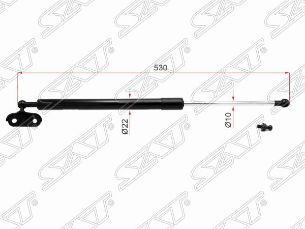 Амортизатор крышки багажника toyota 4runner 02-09hilux surf 02-05  LH - SAT ST6890835050