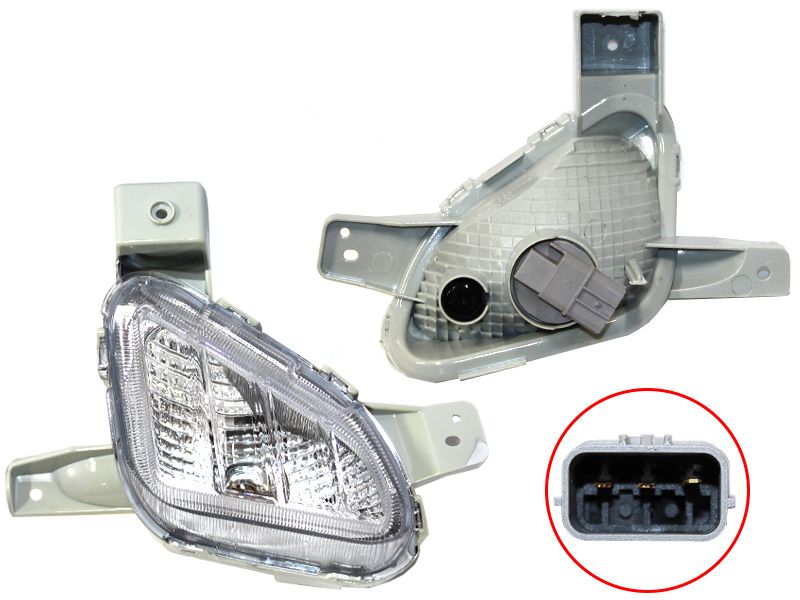 Фара противотуманная hyundai sonata 17-20 LH - SAT ST3212018L