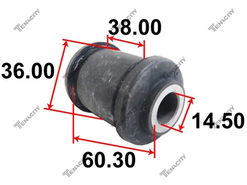 Сайлентблок рычага резиновый  (2451)  Front - Tenacity AAMMI1082