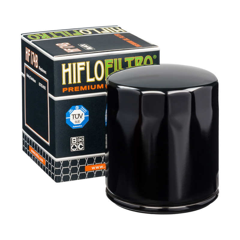 Фильтр масляный   черный глянец - HifloFiltro HF174B