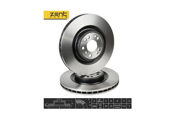 Диск торм. пер.  MB ML III 2.5-3.5 11> - ZENTPARTS Z06159
