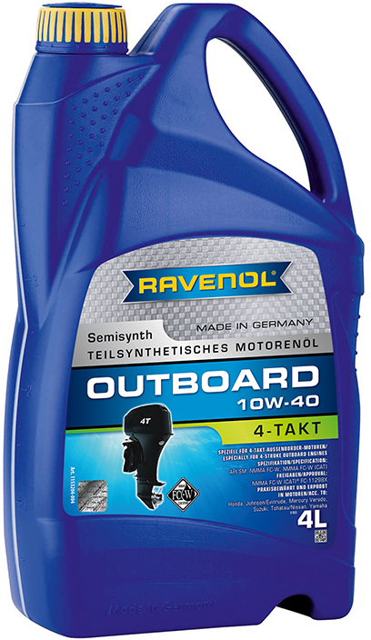 Масло моторное 1040 4л  4 полусинтетика - RAVENOL 1153204004