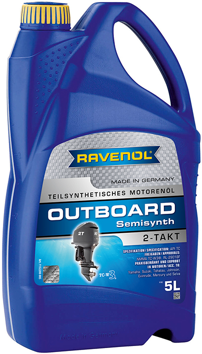 Масло моторное 5л 2 полусинтетика - RAVENOL 1152200005