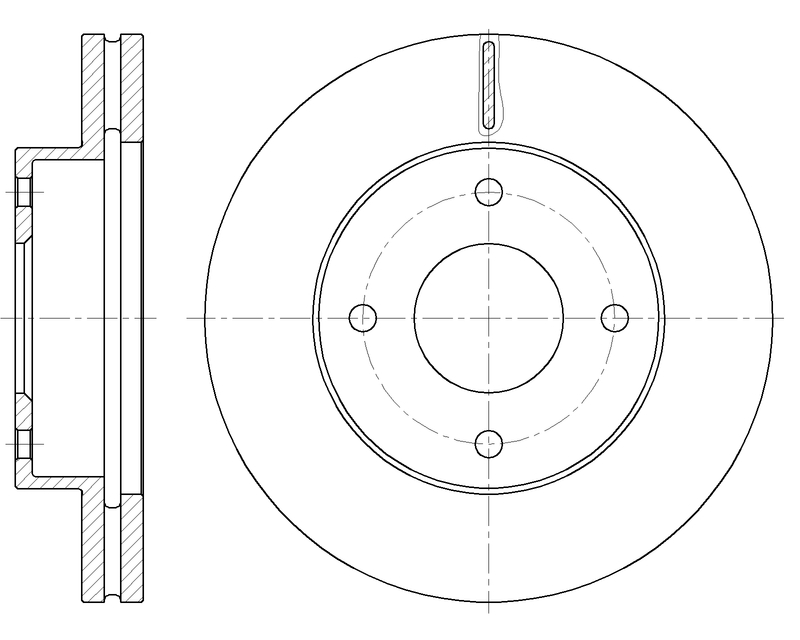 Диск тормозной вентилируемый - G-brake GR20937