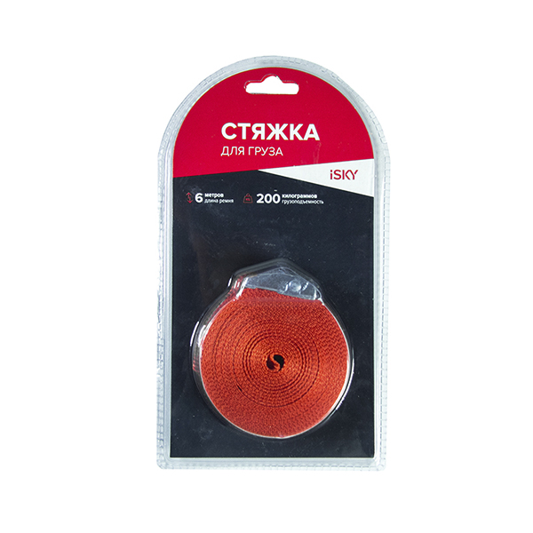 Стяжка iSky, 200 кг, 6 м, 25 мм - ISKY ICD2625