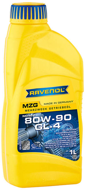Масло трансмиссионное 1л 8090 4 минеральное RAVENOL 1223105001 1772₽
