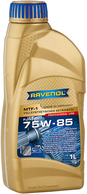 Масло трансмиссионное 7585 1л 1 синтетика - RAVENOL 1221102001