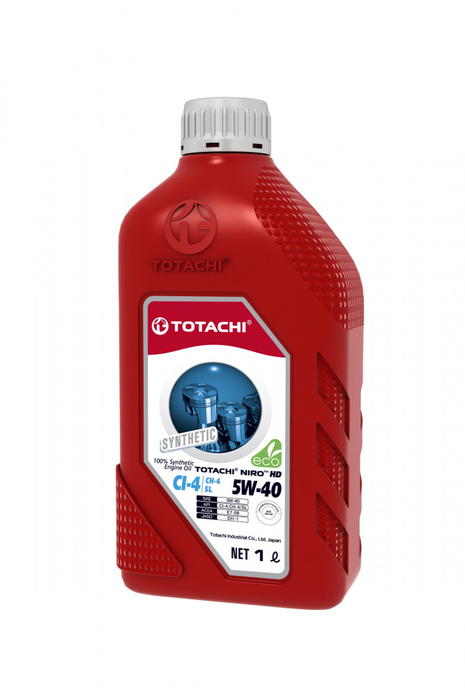 5w-40 niro HD ci-4/sl 1л (пластик) (синт. мотор. масло) - Totachi 17801