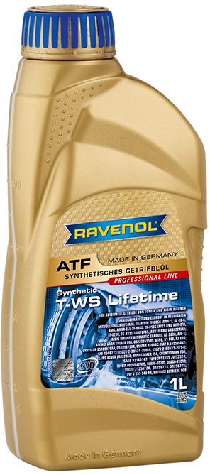 Масло трансмиссионное ATF t-ws 1л (синтетика+ПАО) - RAVENOL 1211106001