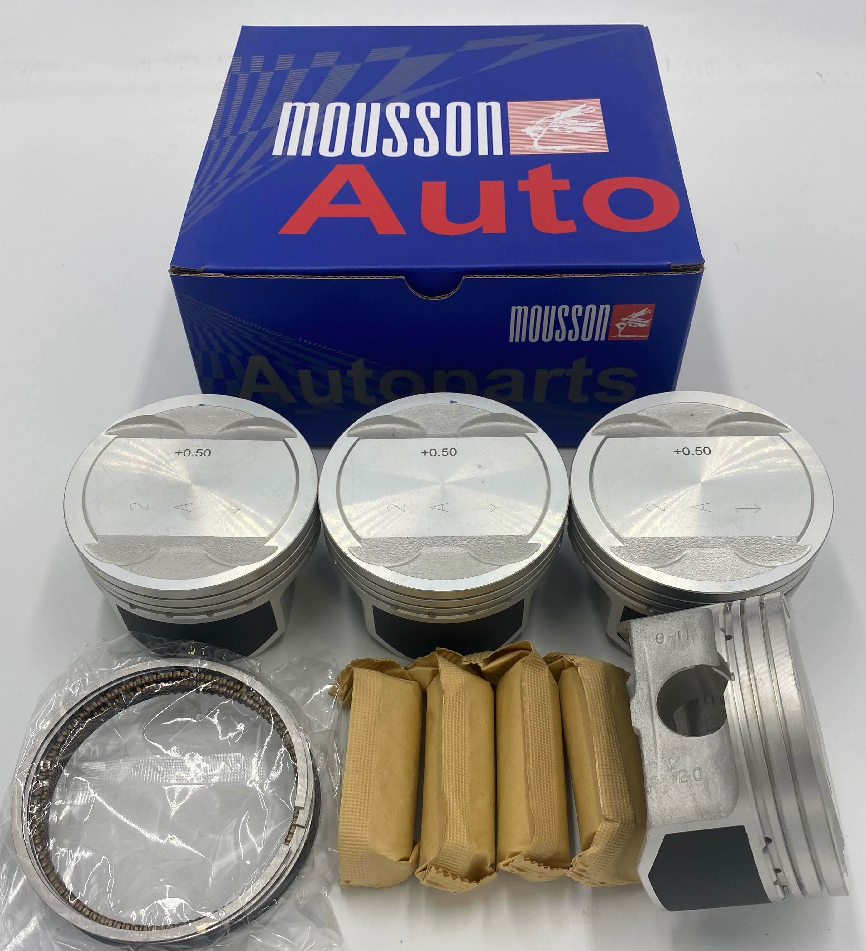 Поршень кольца ремонтные +0,5мм комплект Kia/Hyundai g4kd на 1 цилиндр - Mousson SPRG4KD050
