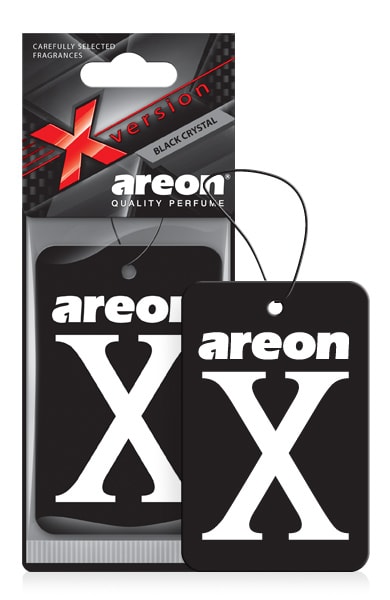 Ароматизатор картон  X-Version Черный кристал 704-axv-011 - AREON 704AXV011