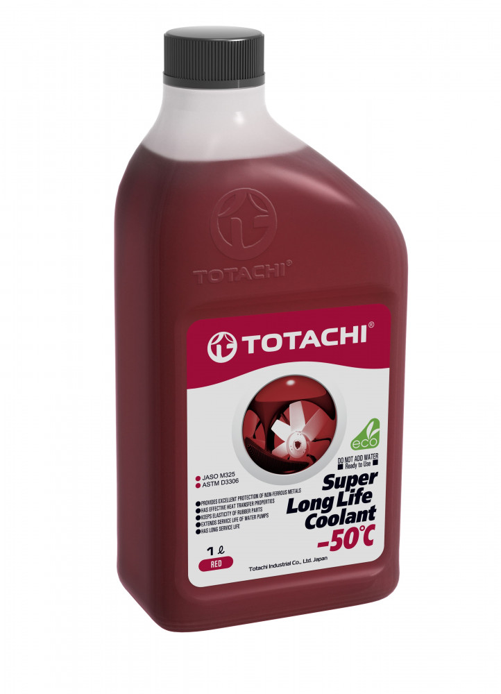 Антифриз, готовый раствор super LLC -50°c красный 1л - Totachi 41901