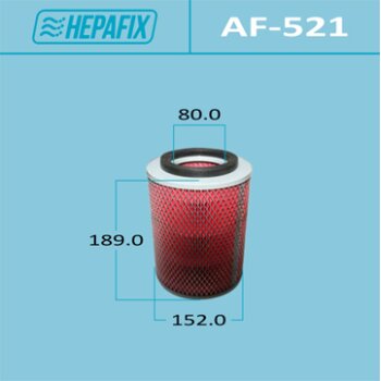 Воздушный фильтр a-521    (1/18) - Hepafix AF521